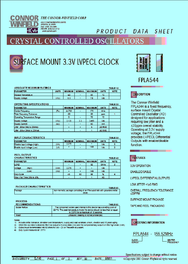 FPLA544_1241369.PDF Datasheet