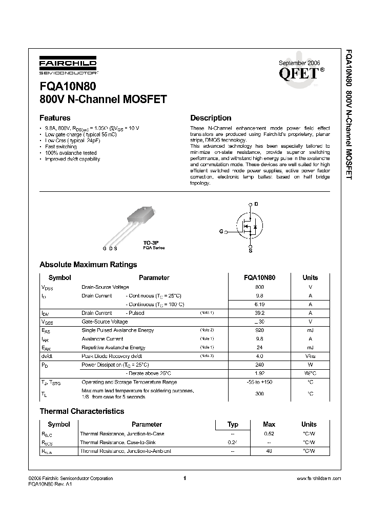 FQA10N80F109_1241389.PDF Datasheet
