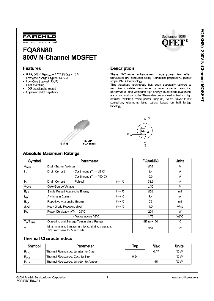 FQA8N80F109_1241453.PDF Datasheet