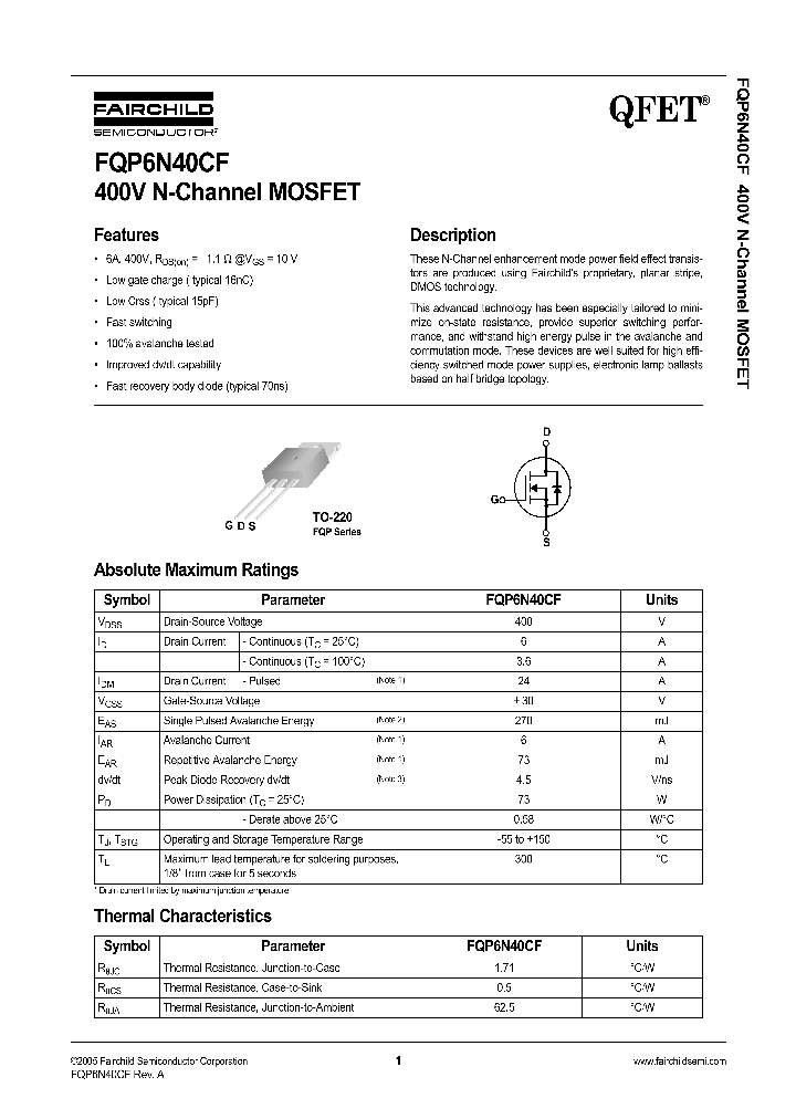 FQP6N40CF_1241766.PDF Datasheet