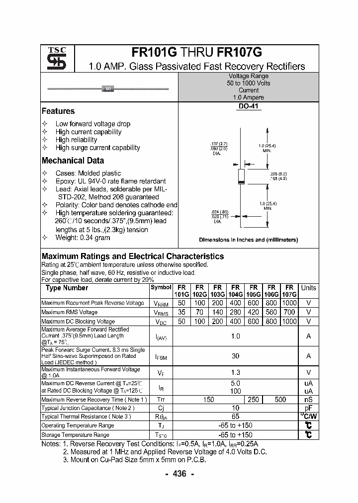 FR105G_1134694.PDF Datasheet