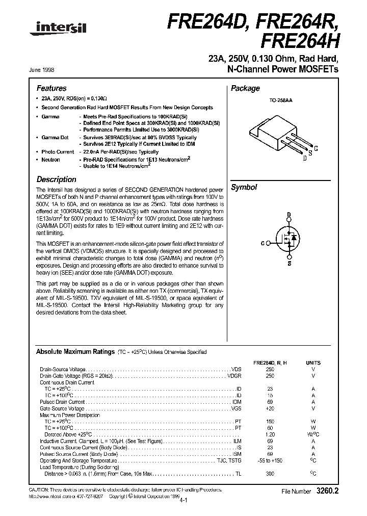 FRE264R_1242245.PDF Datasheet
