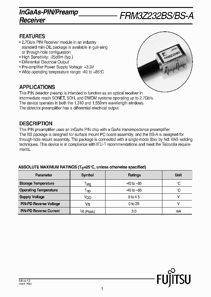 FRM3Z232BS_1173134.PDF Datasheet