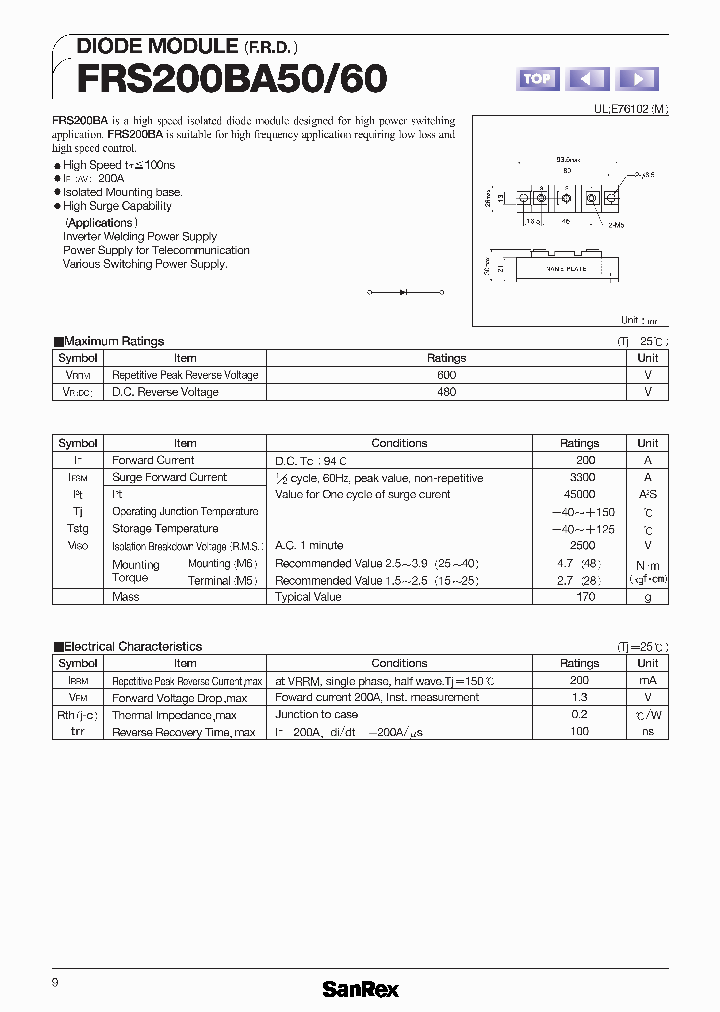 FRS200BA50_1041998.PDF Datasheet