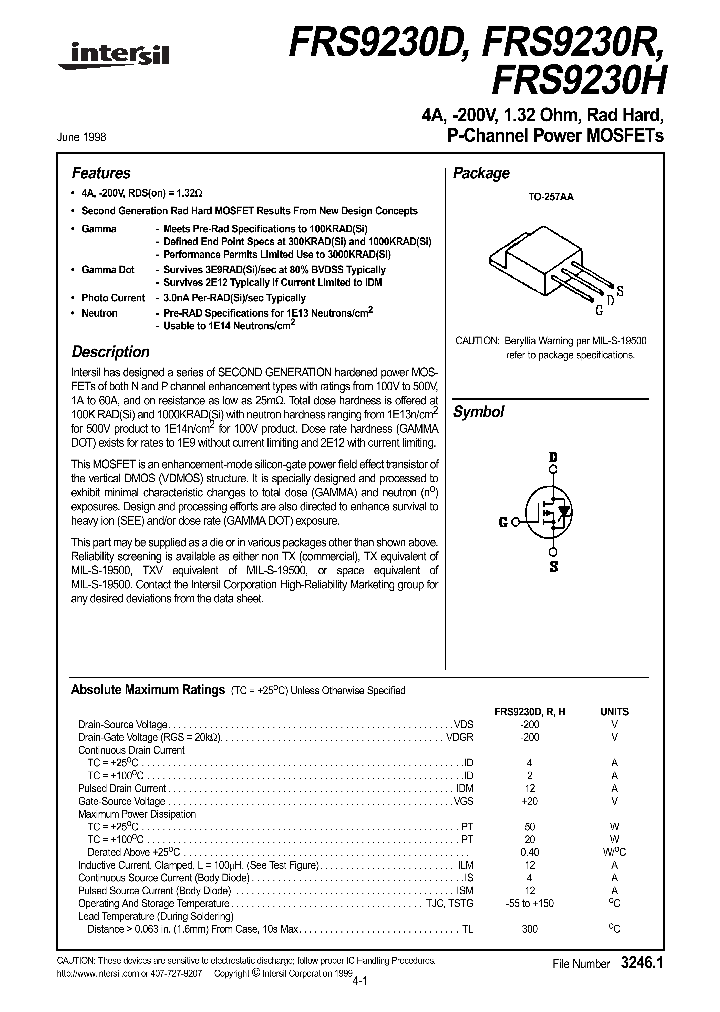 FRS9230R_1242339.PDF Datasheet