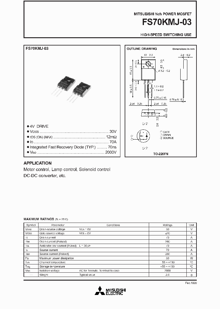 FS70KMJ-03_1242702.PDF Datasheet