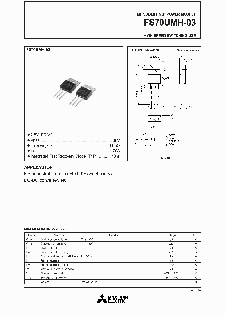 FS70UMH-03_1242723.PDF Datasheet