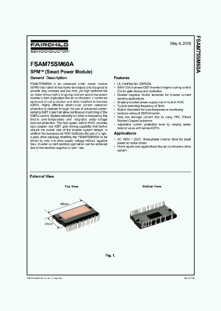 FSAM75SM60A_1242817.PDF Datasheet