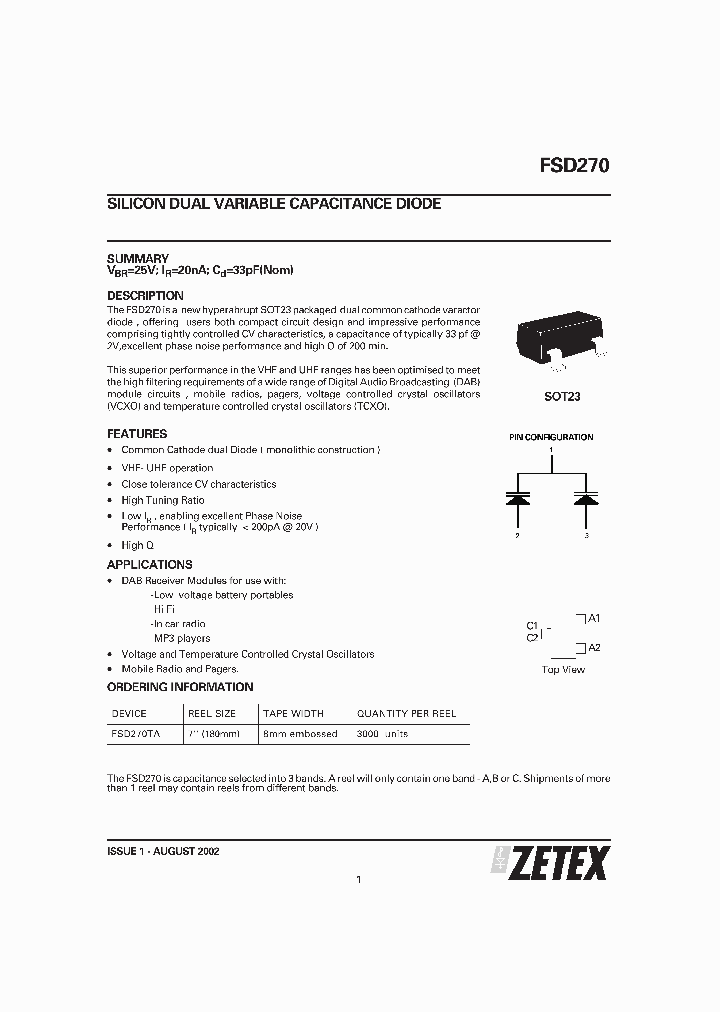 FSD270TA_1242873.PDF Datasheet