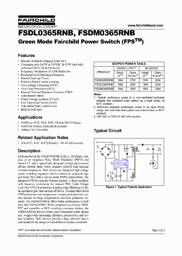 FSDM0365RNB_1058053.PDF Datasheet