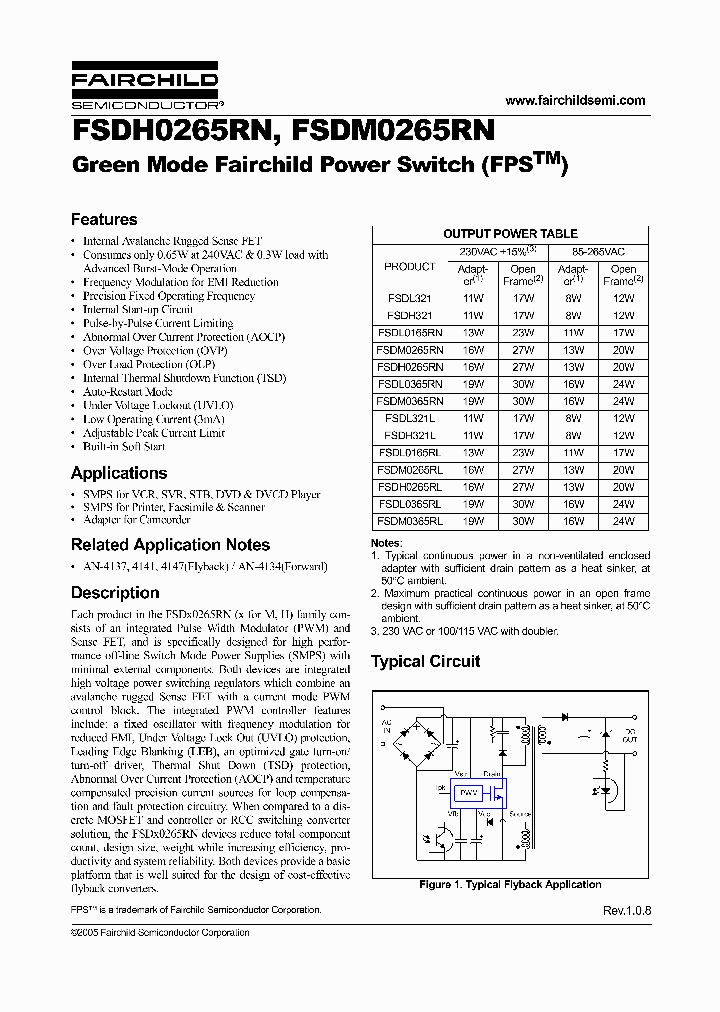 FSDM0365RN_1242883.PDF Datasheet