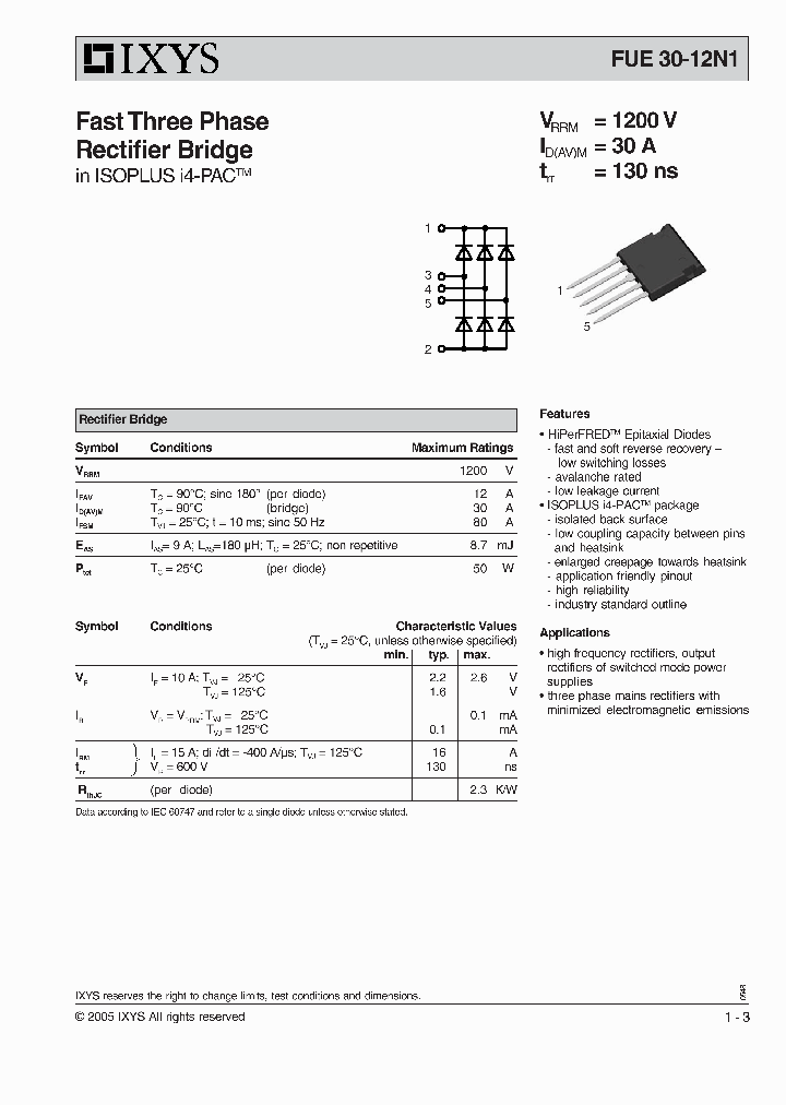 FUE30-12N1_1243383.PDF Datasheet