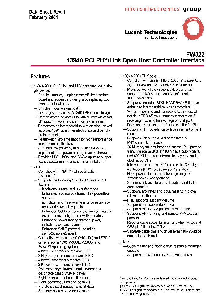 FW322_1243418.PDF Datasheet