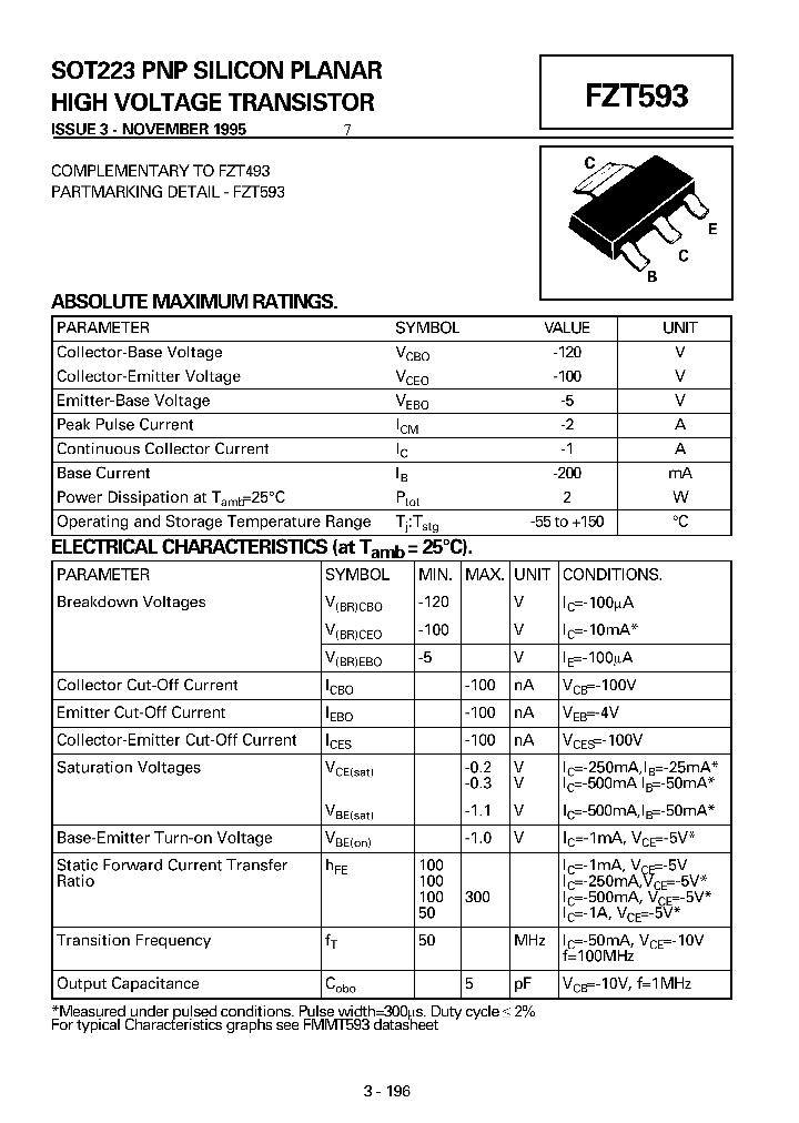 FZT593_1052345.PDF Datasheet