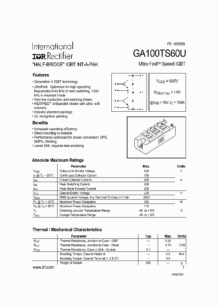 GA100TS60U_1048882.PDF Datasheet