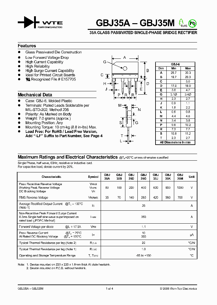 GBJ35M_1244252.PDF Datasheet