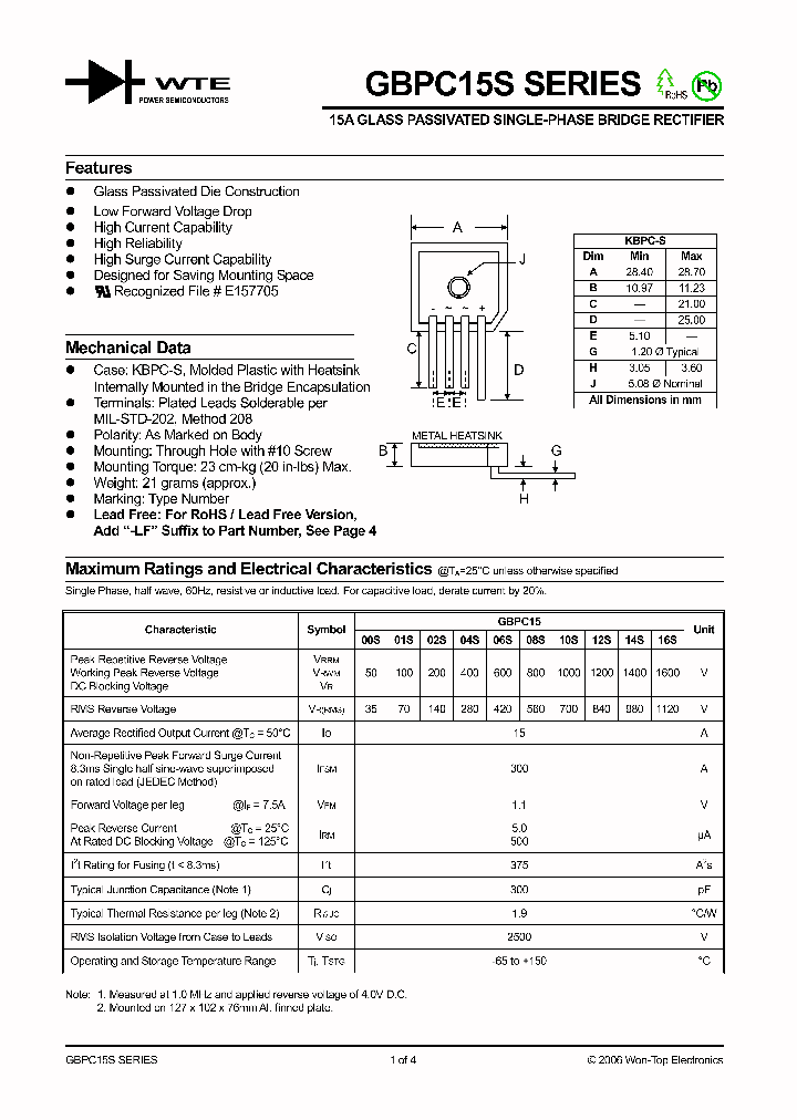 GBPC15S06_1244295.PDF Datasheet