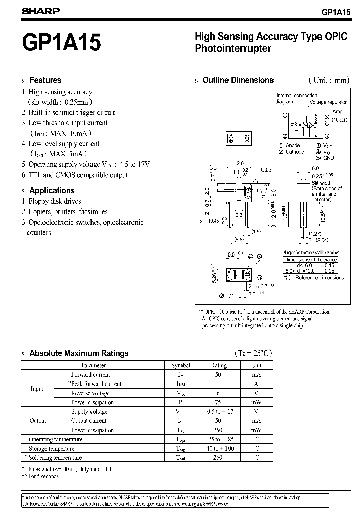GP1A15_1245462.PDF Datasheet