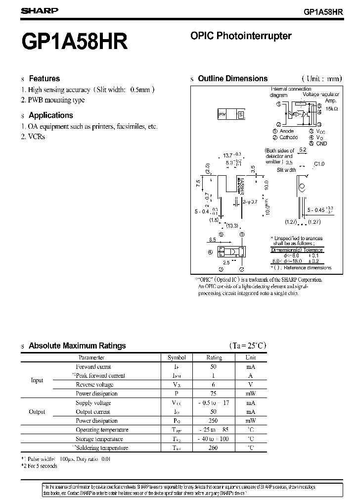 GP1A58HR_1245488.PDF Datasheet