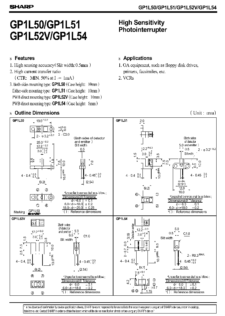 GP1L52V_1089960.PDF Datasheet