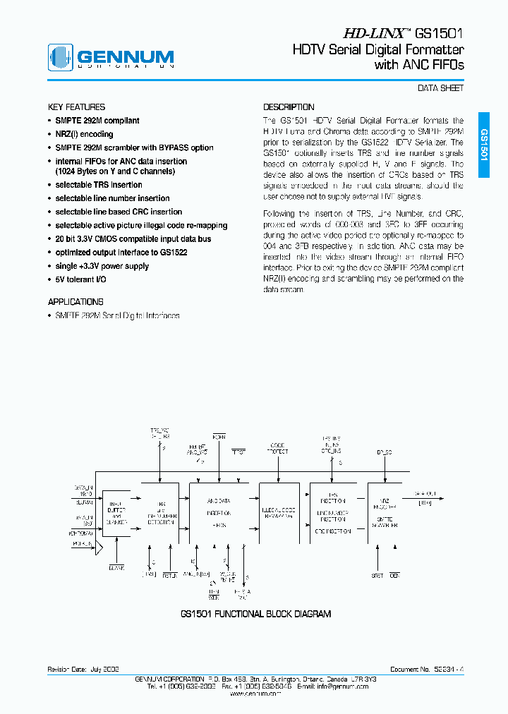 GS1501_1245743.PDF Datasheet