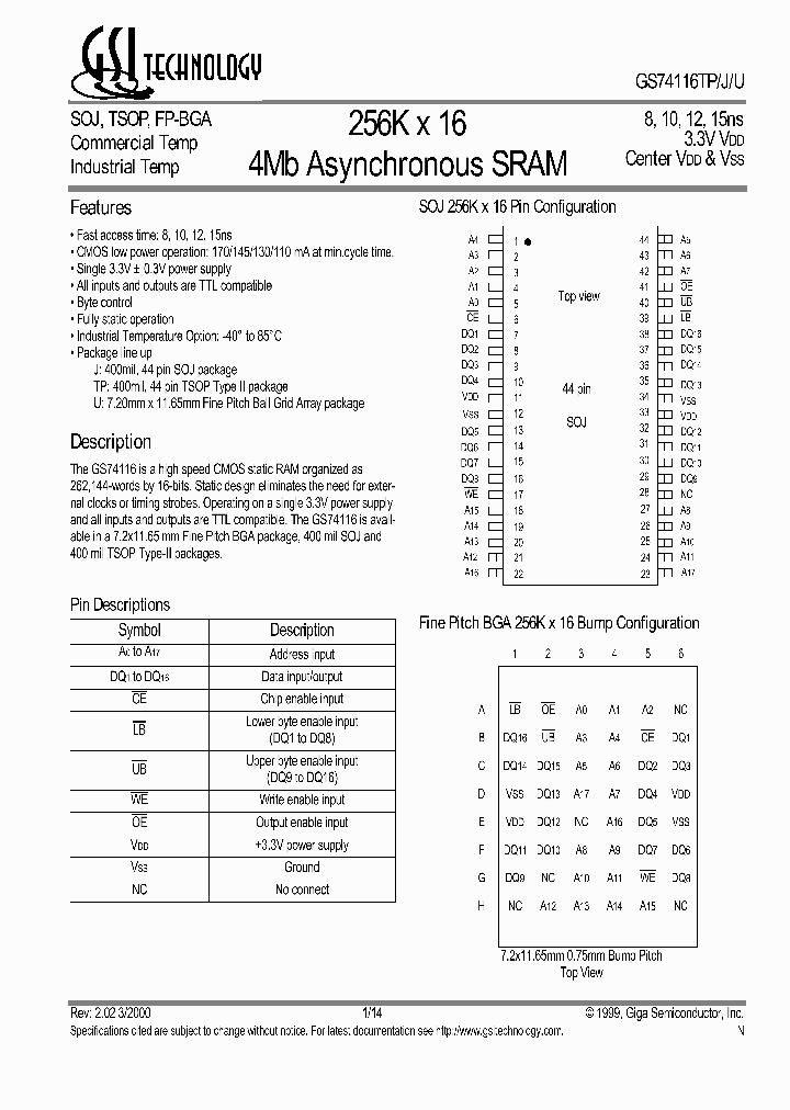 GS74116TP-15_1056134.PDF Datasheet
