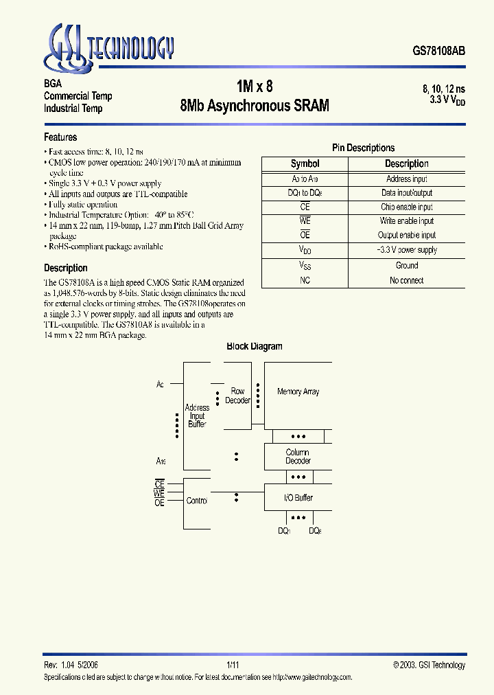 GS78108AB-10_1177358.PDF Datasheet