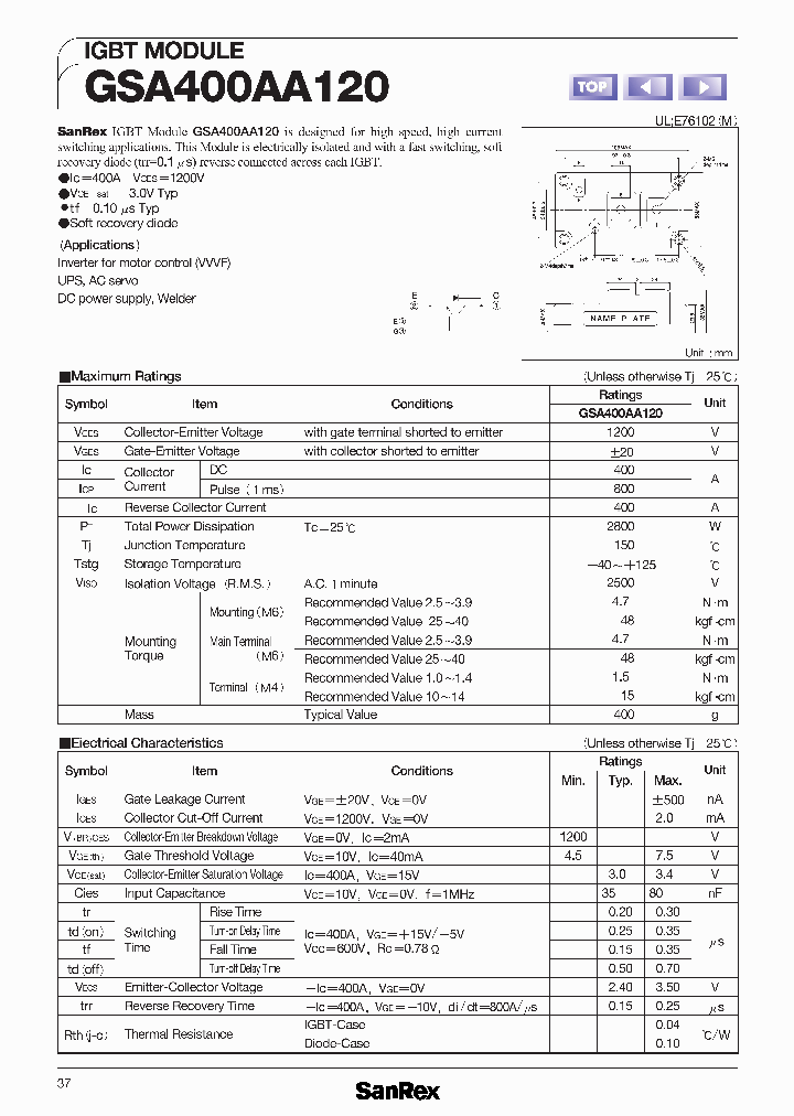GSA400AA120_1089009.PDF Datasheet