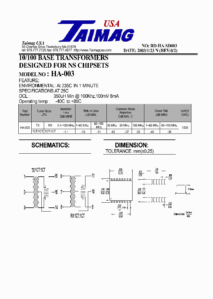 HA-003_1246911.PDF Datasheet