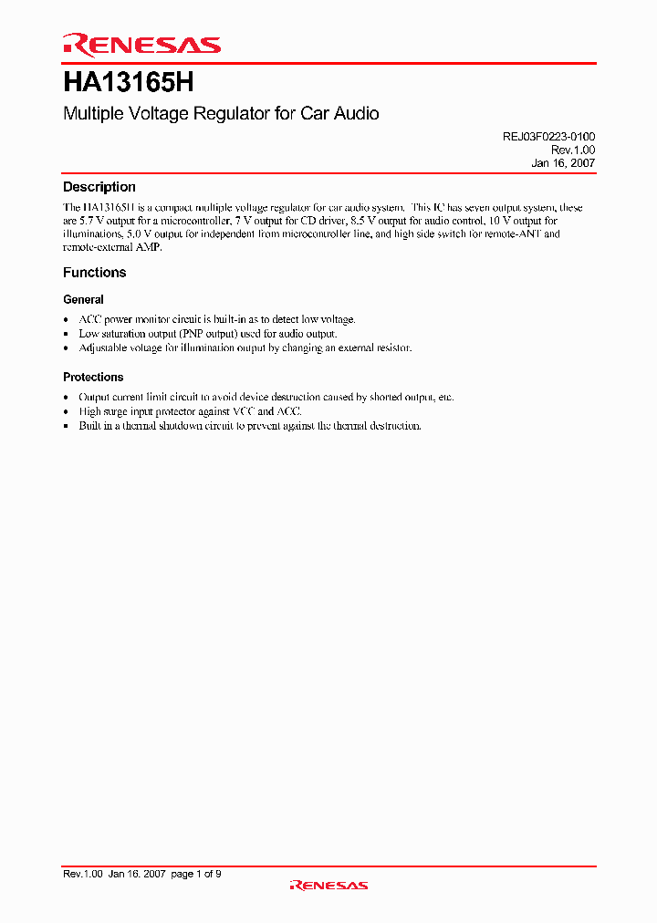 HA13165H_1061411.PDF Datasheet