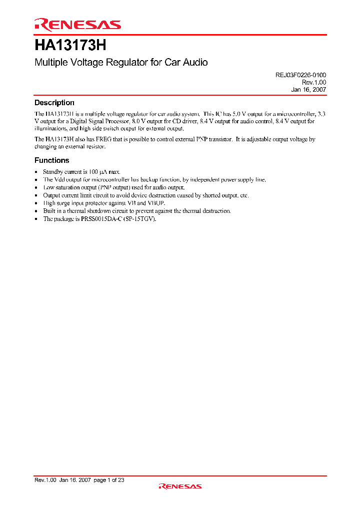 HA13173H_1062698.PDF Datasheet