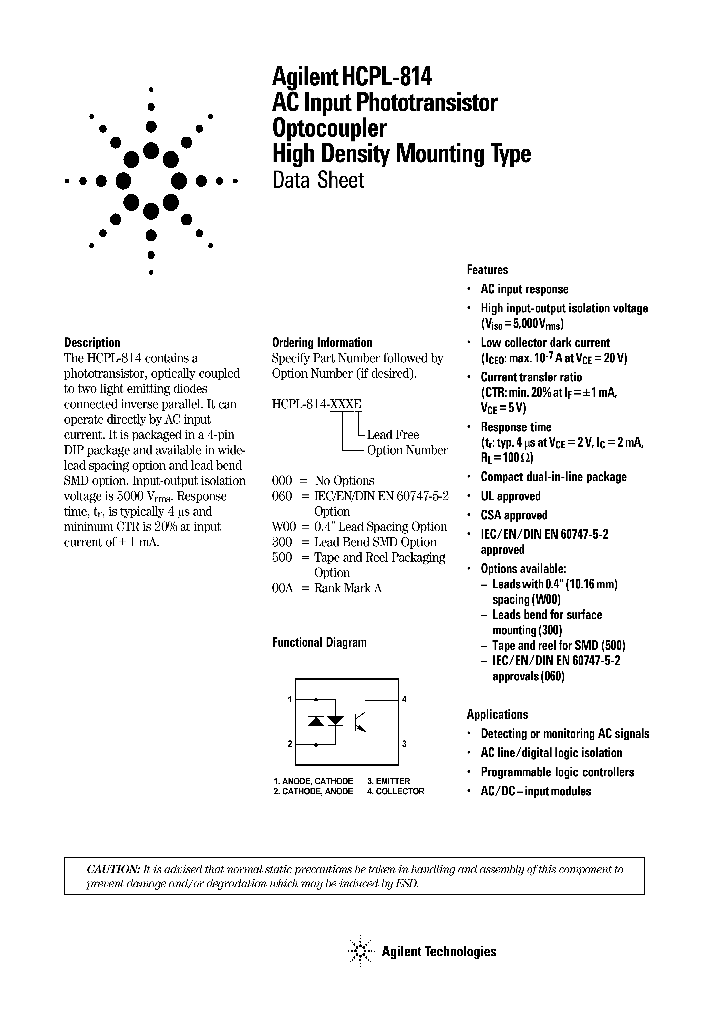 HCPL-814-W00E_1247801.PDF Datasheet