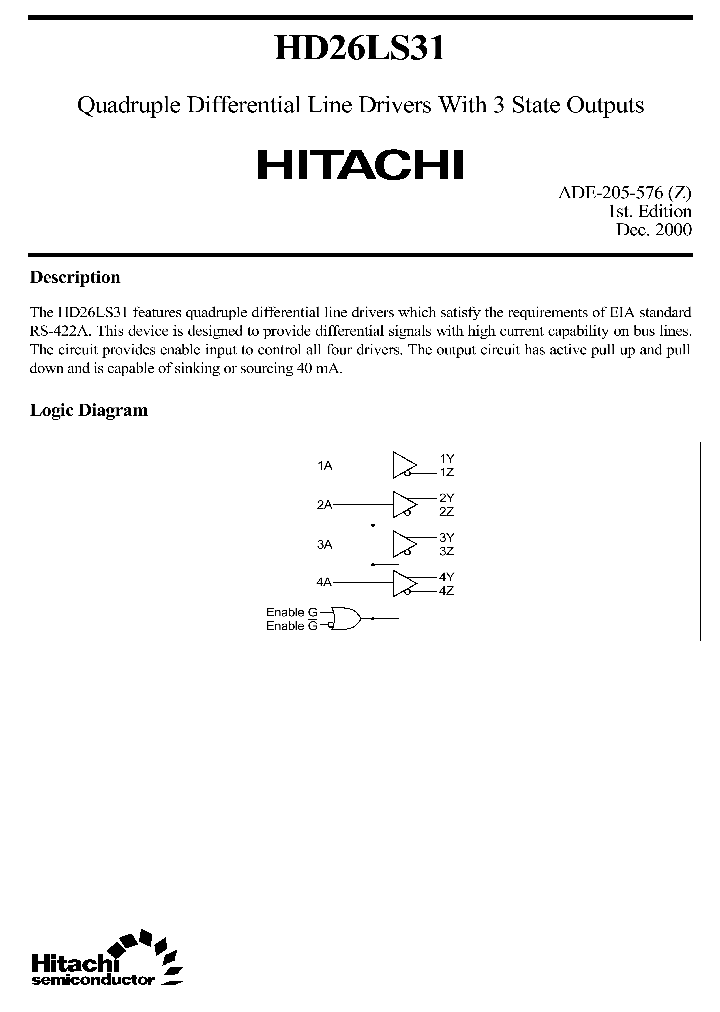 HD26LS31_1078707.PDF Datasheet