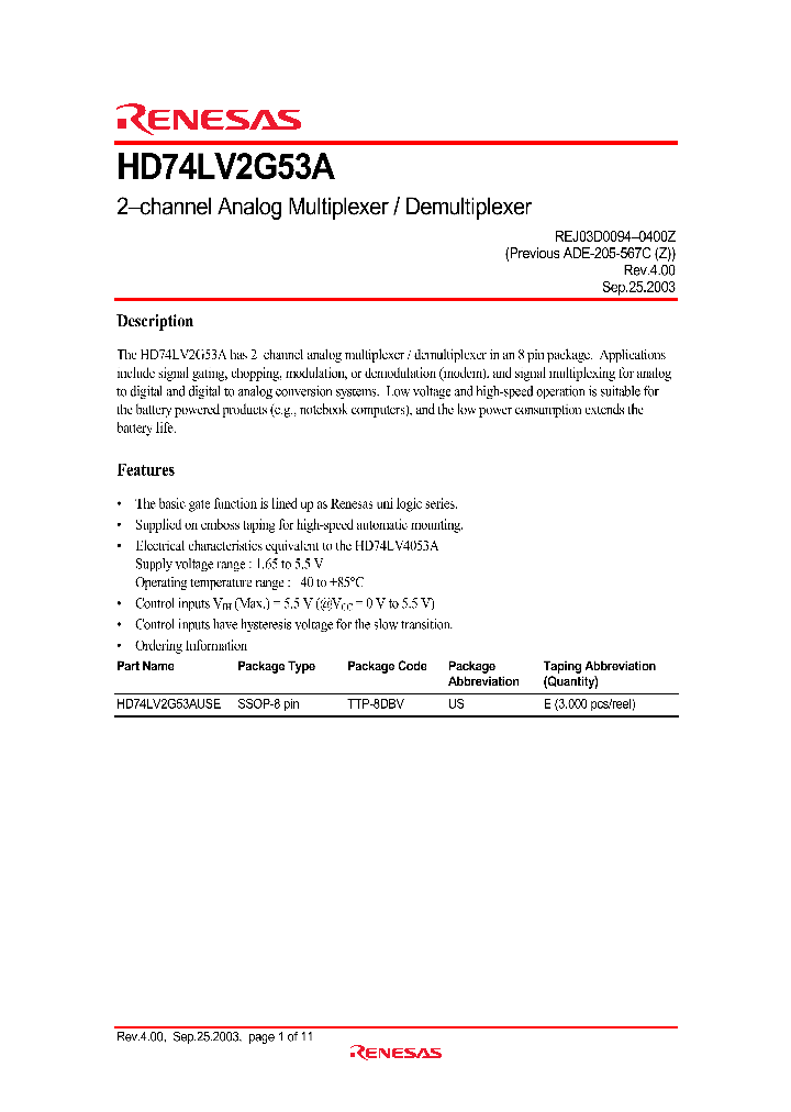 HD74LV2G53AUSE_1065841.PDF Datasheet