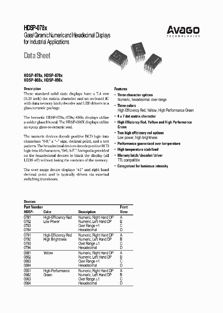 HDSP-0981_1089484.PDF Datasheet
