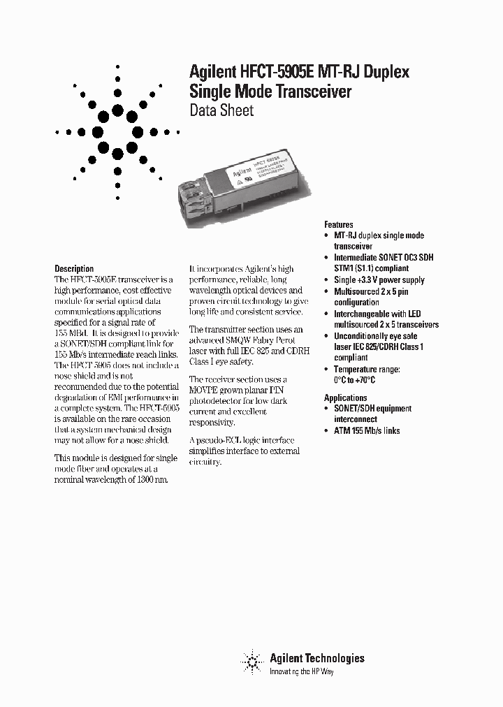 HFCT-5905E_1249348.PDF Datasheet