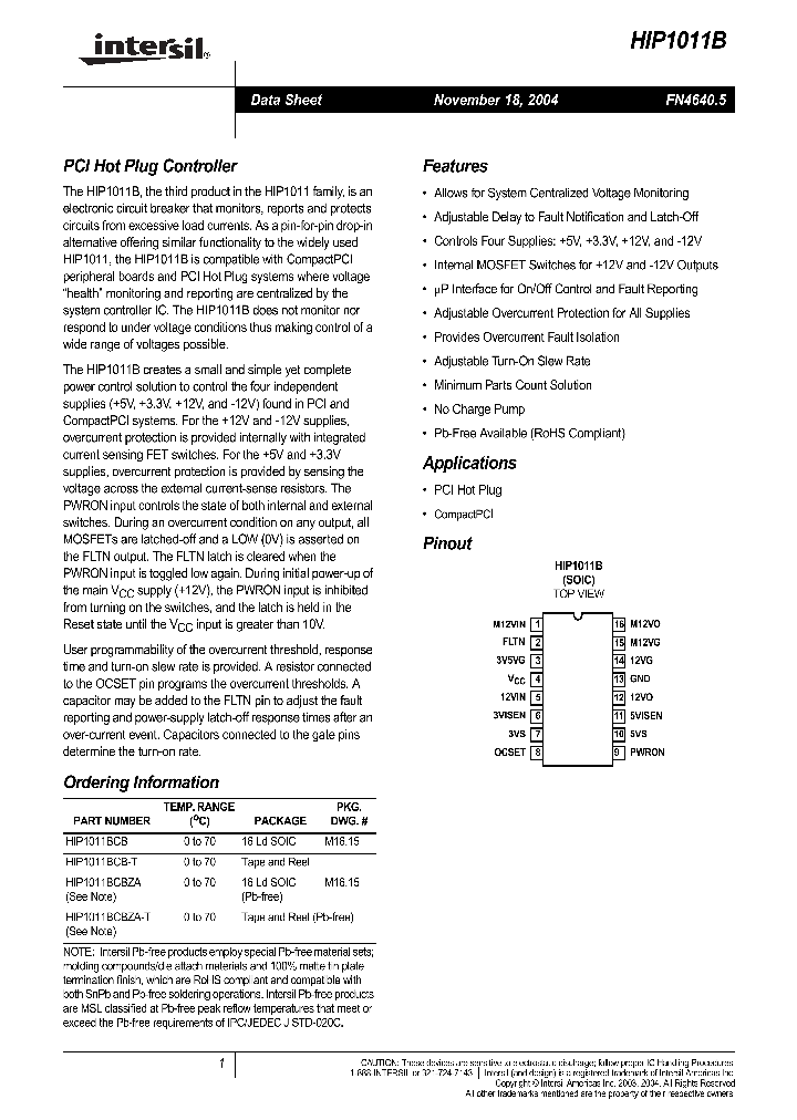 HIP1011BCBZA_1061163.PDF Datasheet