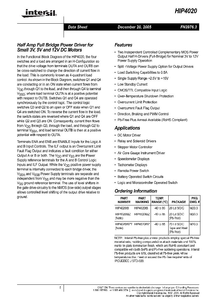 HIP402005_722382.PDF Datasheet