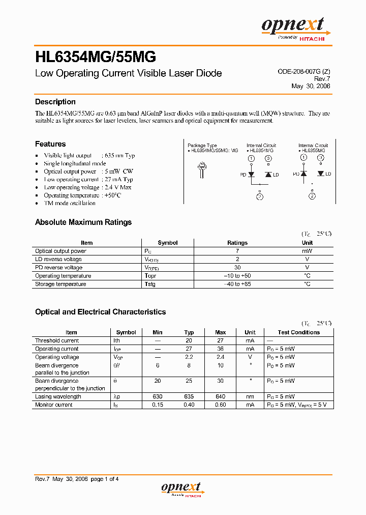 HL6355MG_1250119.PDF Datasheet