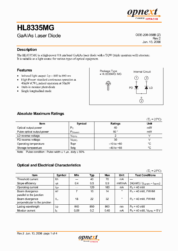 HL8335MG_1250155.PDF Datasheet