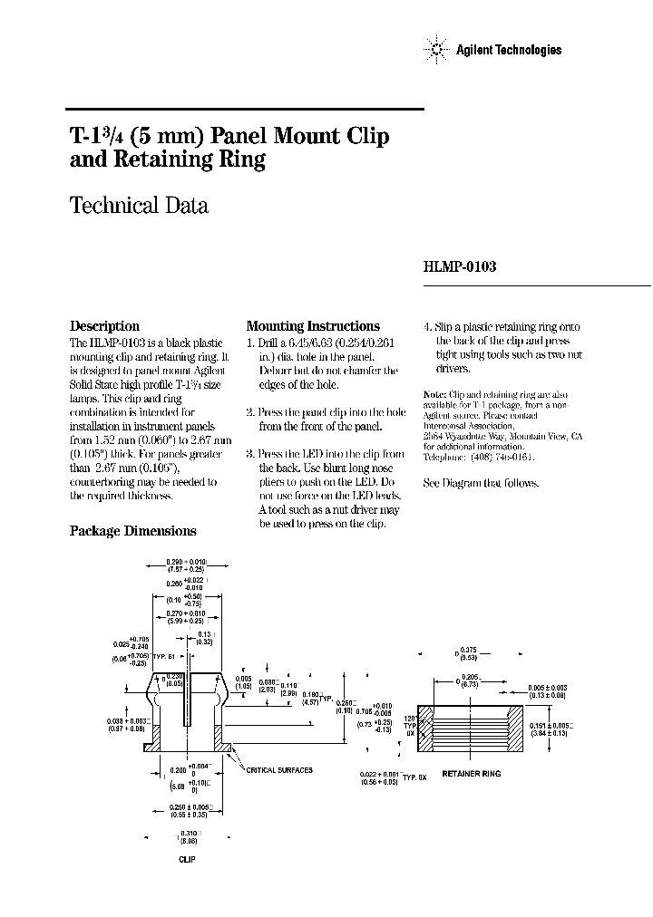 HLMP-0103_1250176.PDF Datasheet