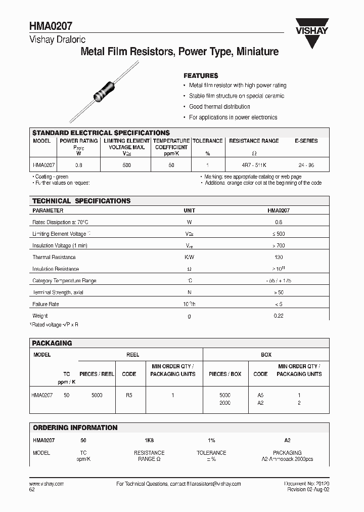 HMA0207_1250460.PDF Datasheet