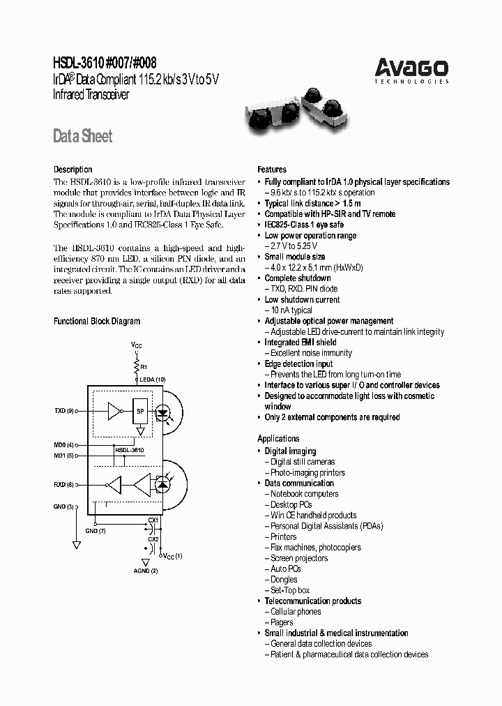 HSDL-3610_1174191.PDF Datasheet