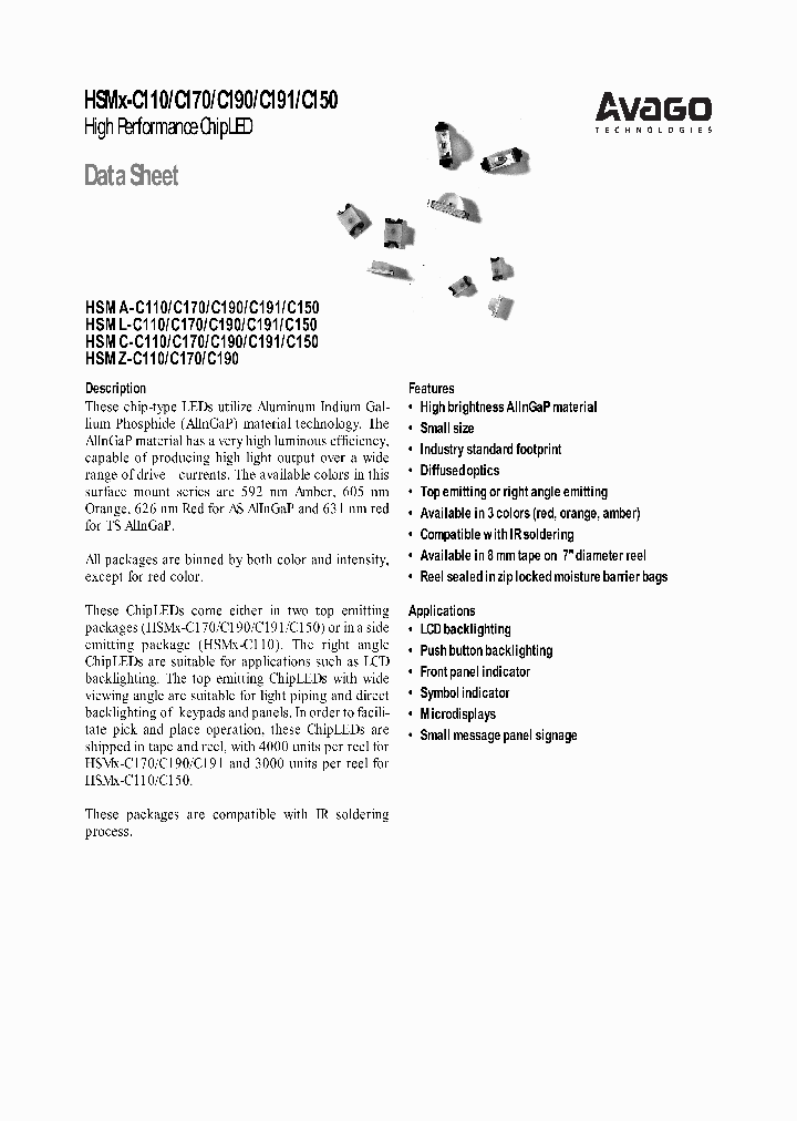 HSMC-C110_1086599.PDF Datasheet