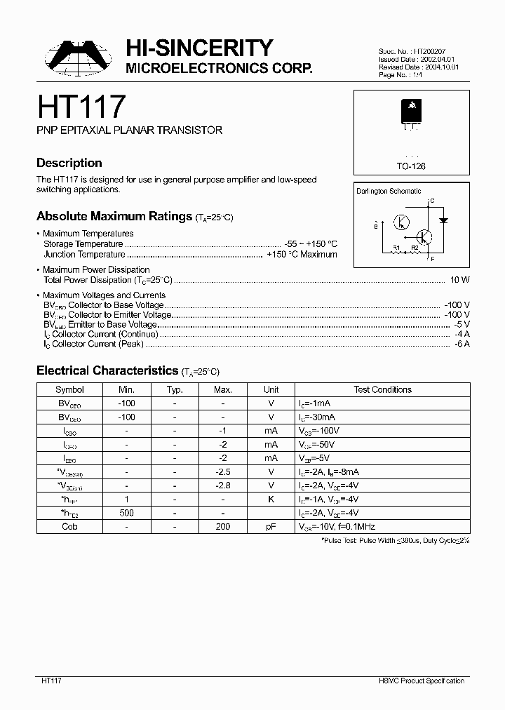 HT117_1251508.PDF Datasheet