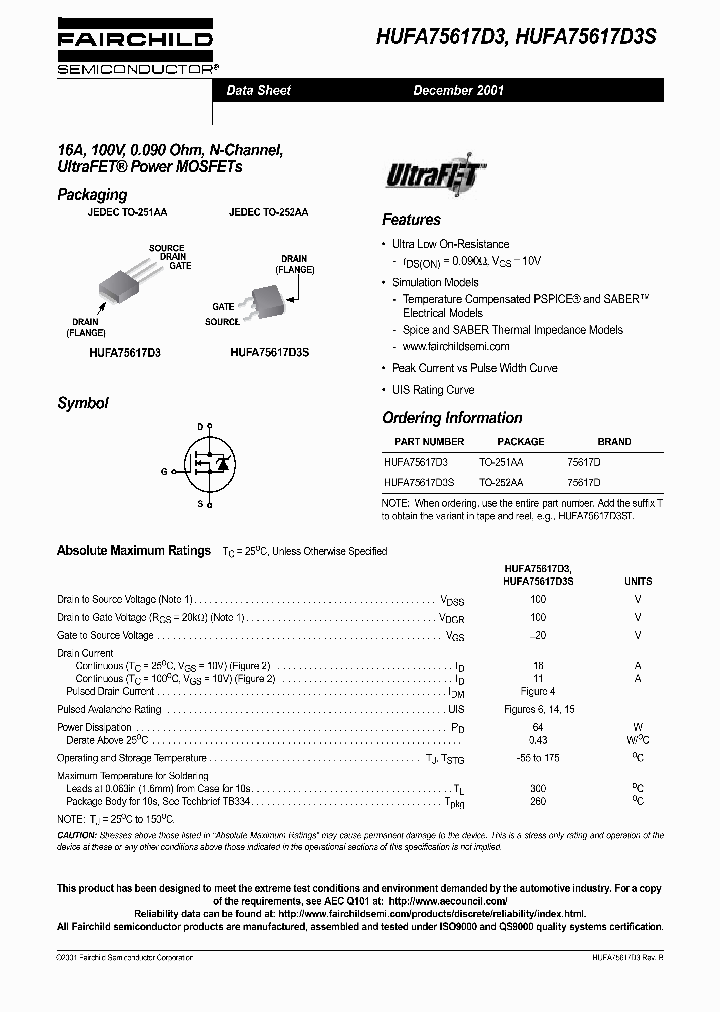 HUFA75617D3S_1251908.PDF Datasheet