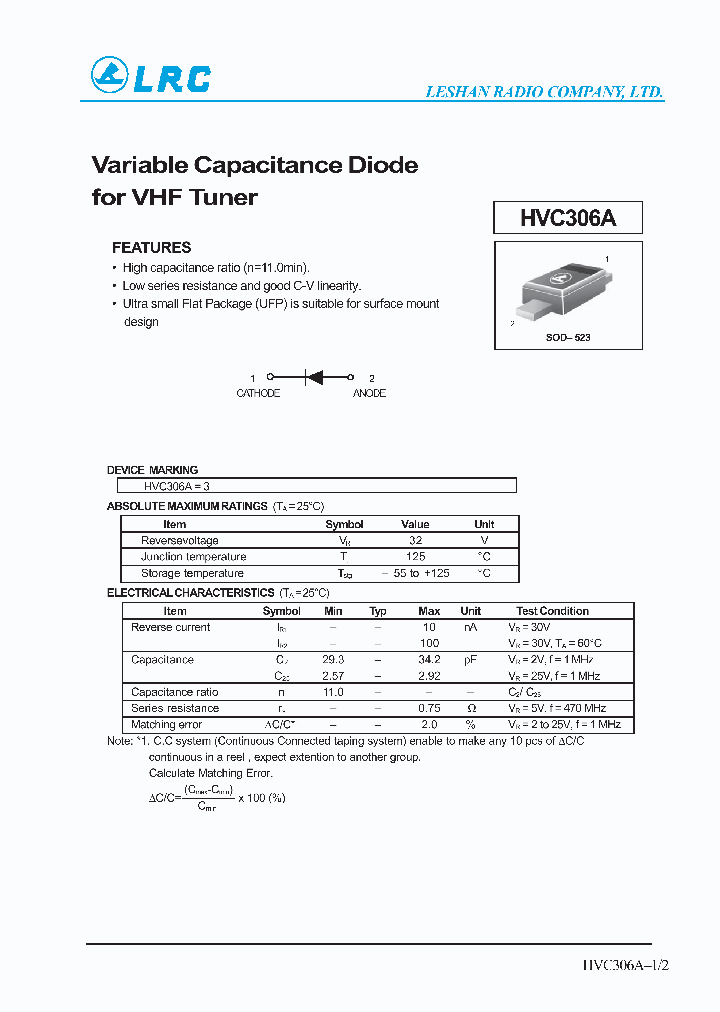 HVC306A_1150612.PDF Datasheet