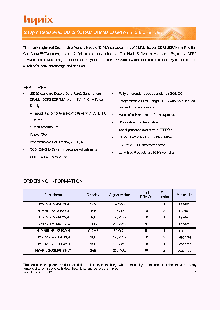 HYMP564R72P8-E3C4_1252363.PDF Datasheet