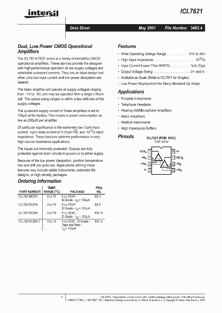 ICL762101_730003.PDF Datasheet