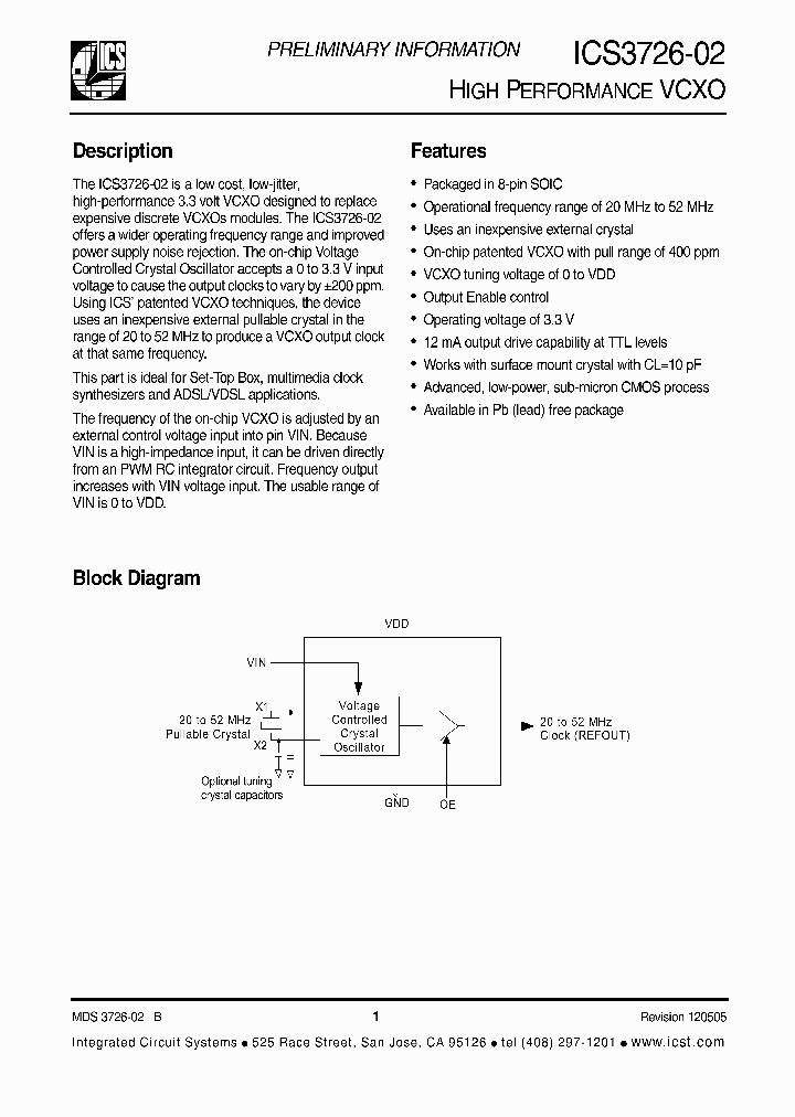 ICS3726M-02T_1252786.PDF Datasheet